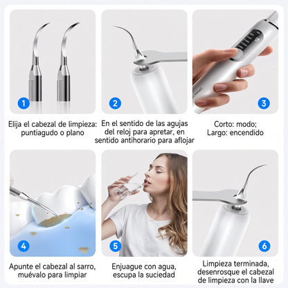 Oralux Limpiador dental eléctrico inteligente