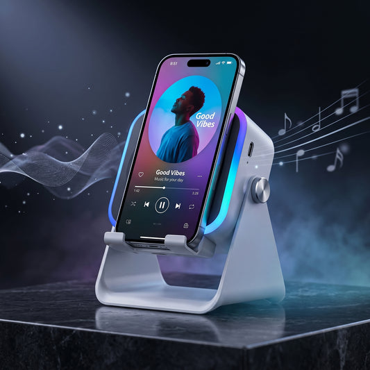 Altavoz Bluetooth inalámbrico con soporte ajustable - BEATLY
