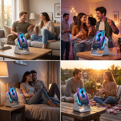 Altavoz Bluetooth inalámbrico con soporte ajustable - BEATLY