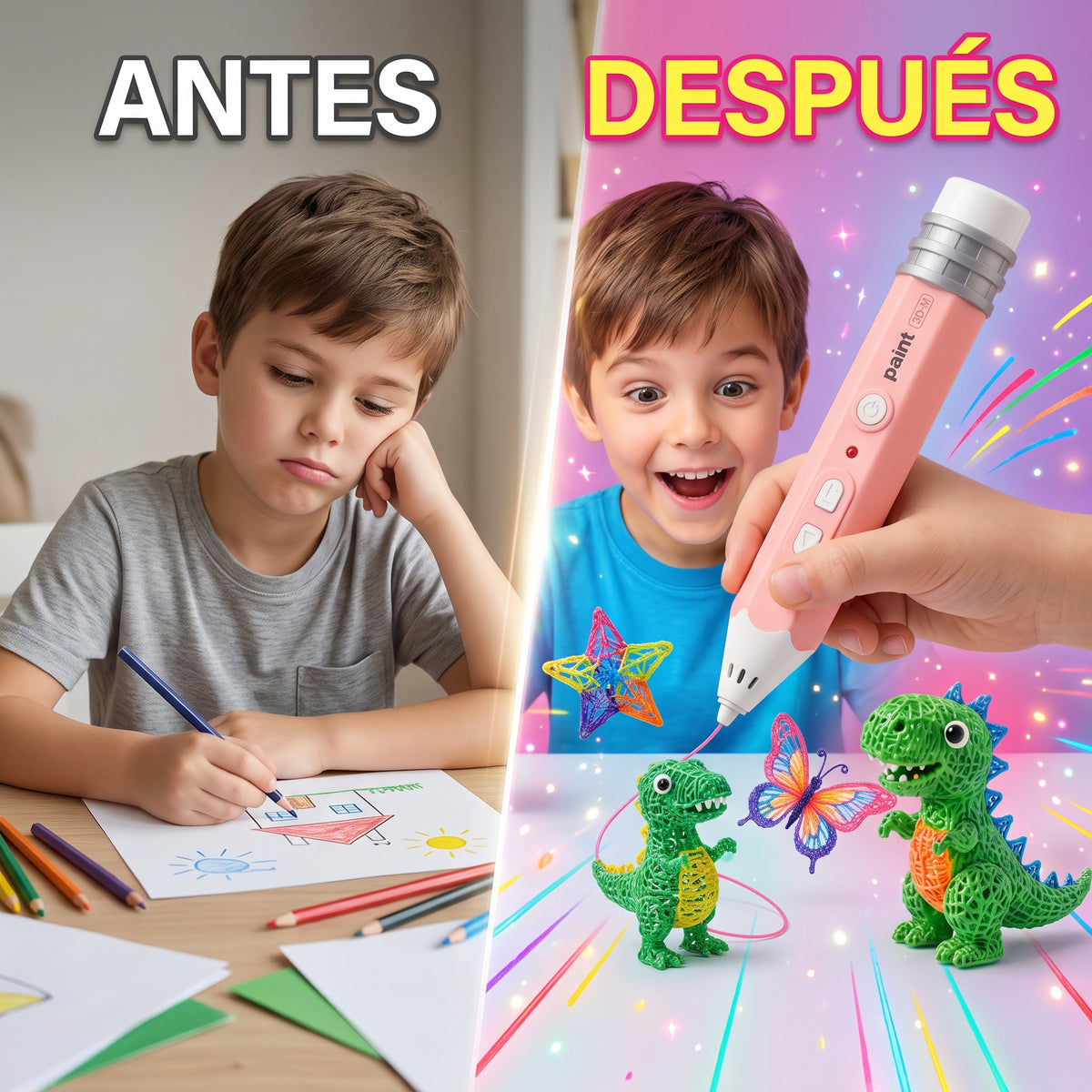 Set de bolígrafo 3D para niños - DoodlePop
