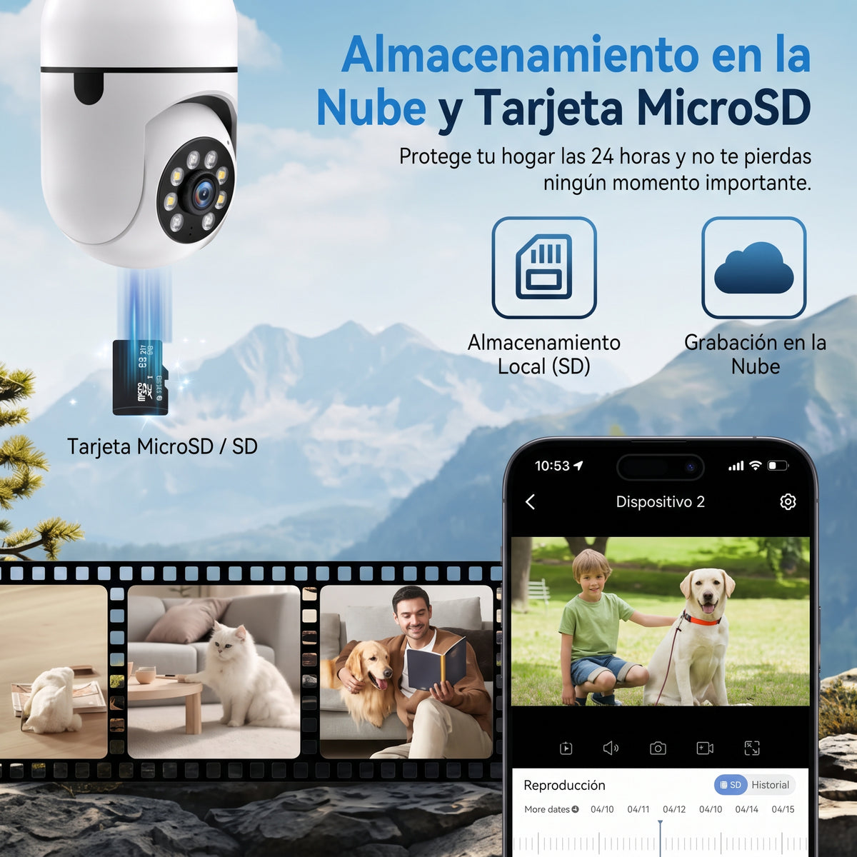 Cámara de seguridad Zervan