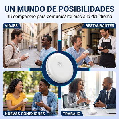 Traductor portátil inteligente con IA - Lingora