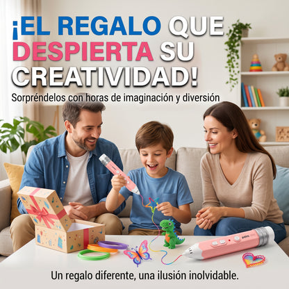 Set de bolígrafo 3D para niños - DoodlePop
