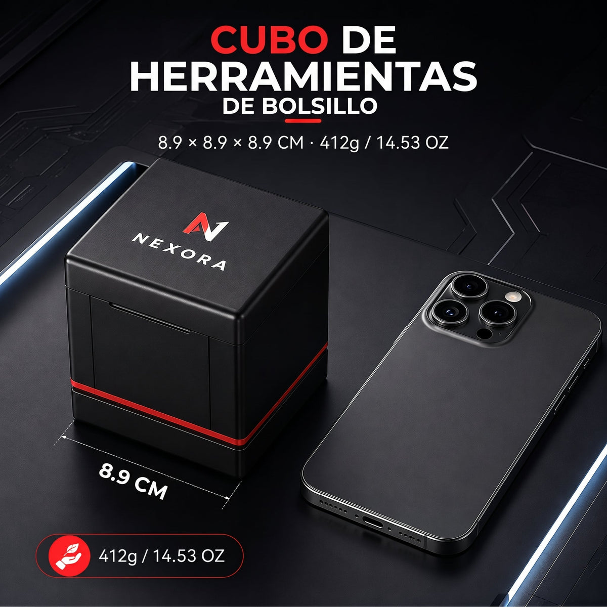 NEXORA - Kit de herramientas magnético 55 en 1