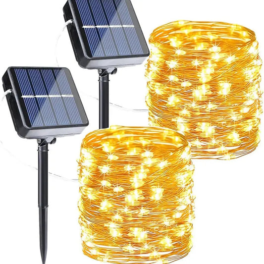 Guirnaldas de luces solares LED para exterior - GLOXI