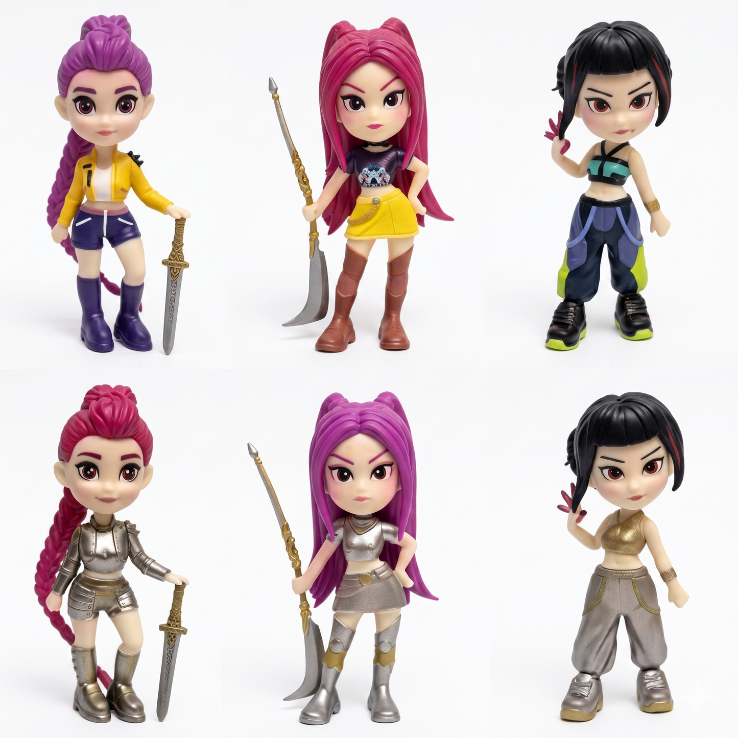 Figuras Demon hunters K-pop