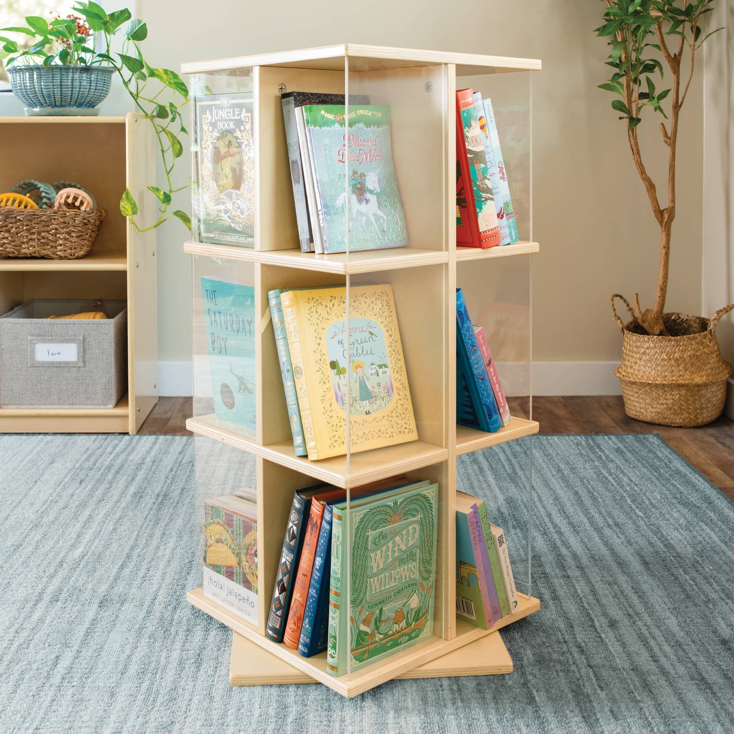 Mueble Giratorio para Libros - BookNest