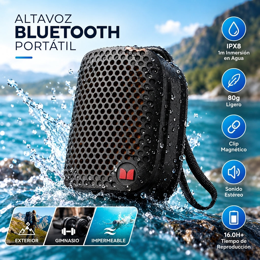 Altavoz portátil con bluetooth - SpeakerPro